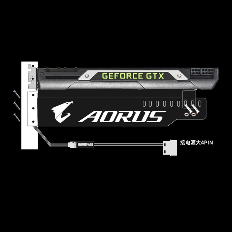 Новейший светодиодный светильник для видеокарты GEFORCE GTX MSI AMD ASUS светящаяся