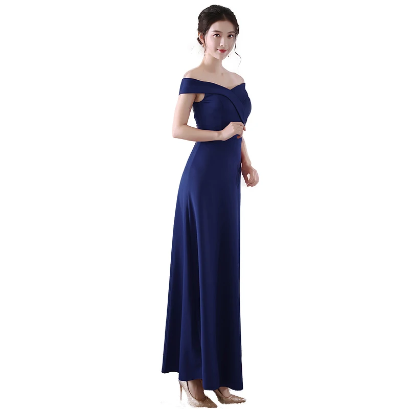 

Off The Shoulder Evening Dress Party Long Robe De Soiree Abendkleider Abiye Gece Elbisesi Vestidos Elegantes Evening Gown 2020