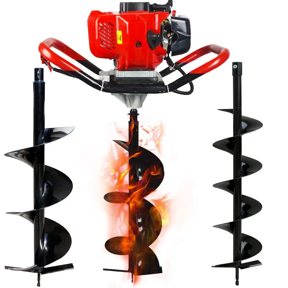 DC HOUSE 52cc 2.4HP газовый буровой шнек для сверления с двумя сверло клубных шнеков 6 &quotи