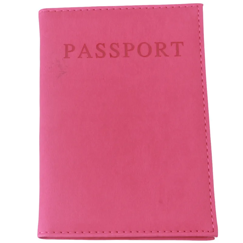 

Fashion Passport Faux Leather Travel Holder Cover ID Card Bag Passport Wallet Protective Sleeve Storage Bag