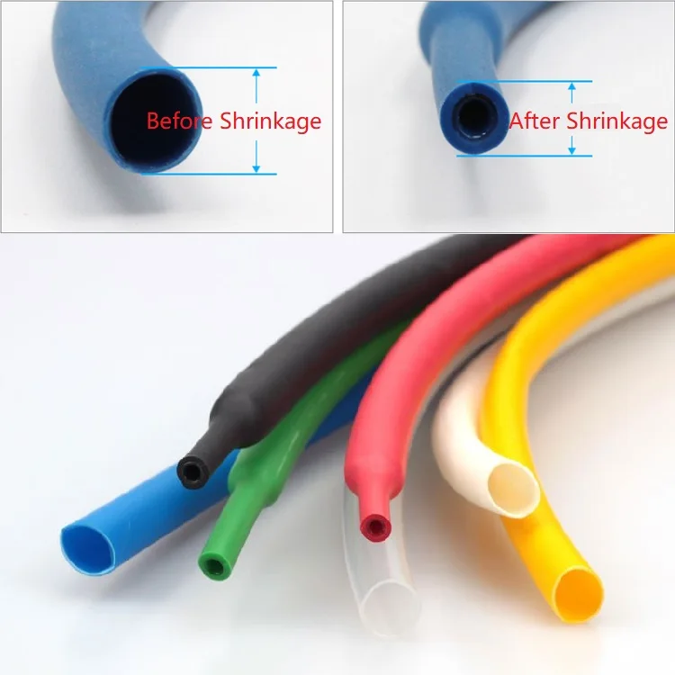 

Diameter 6.4mm Heat Shrink Tubing 3:1 Ratio Dual Wall Thick Glue Waterproof Wire Wrap Insulated Adhesive Lined Cable Slveeve
