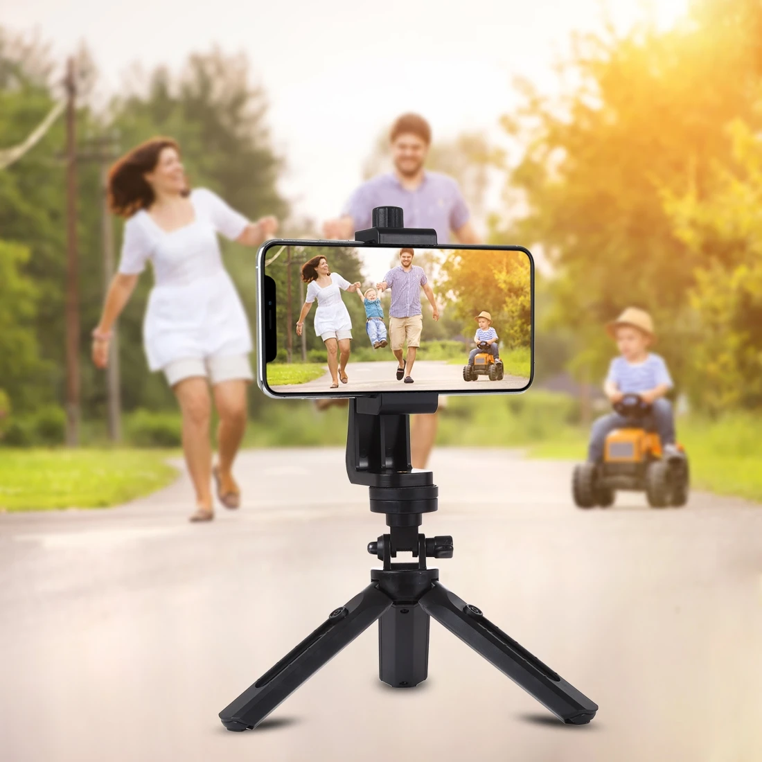 PULUZ Universal Smartphone Tripod Adapter Cell Phone Holder Mount with Live Webcast For iphone Samsung Xiaomi | Электроника
