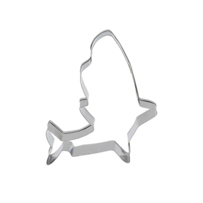 Пасхальная фотография тиснение для торта форма печенья сахарное ремесло 3D акулы