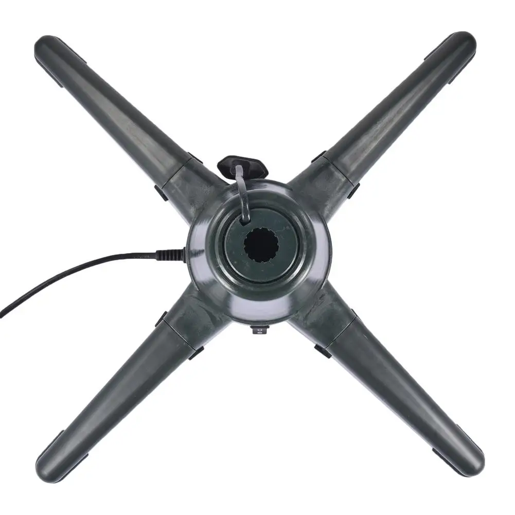 

Подставка для рождественской елки, искусственный держатель для елки с вращением на 360 градусов и электрической розеткой