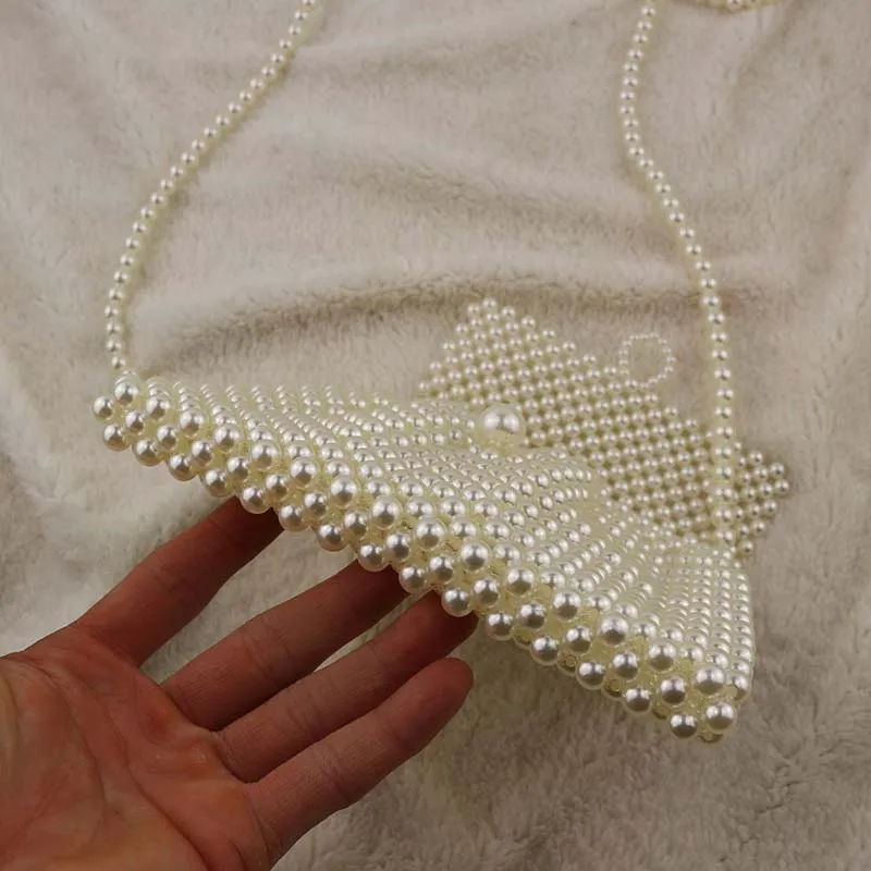 6PCS / LOT Cheap Pearl Mini Messenger Bags Retro Vintage Crossbody Girls Purses Wallets | Багаж и сумки