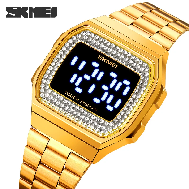 

Women's Watches Luxury Digital Ladies Dress Wristwatch Top Brand SKMEI Mens Sport Watch Stopwatch Chrono Alarm Clock relojes