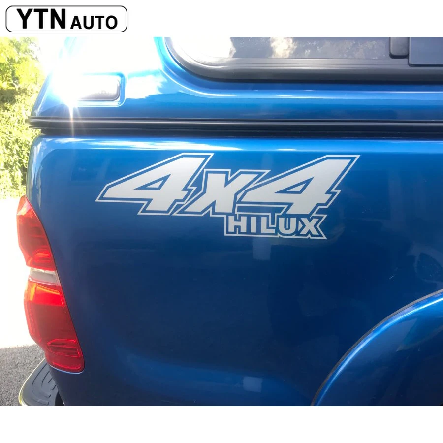 Бесплатная доставка автомобильные наклейки 1 шт. внедорожник Hilux 4x4 боковой
