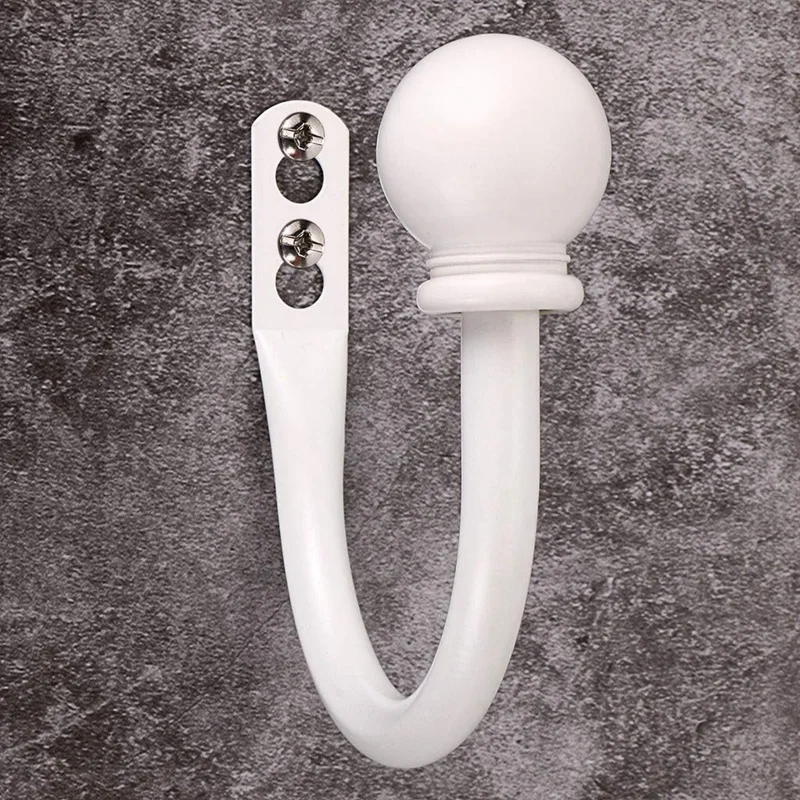 Комплект из 2 предметов с металлическим декором Шторы держатели спинок настенный