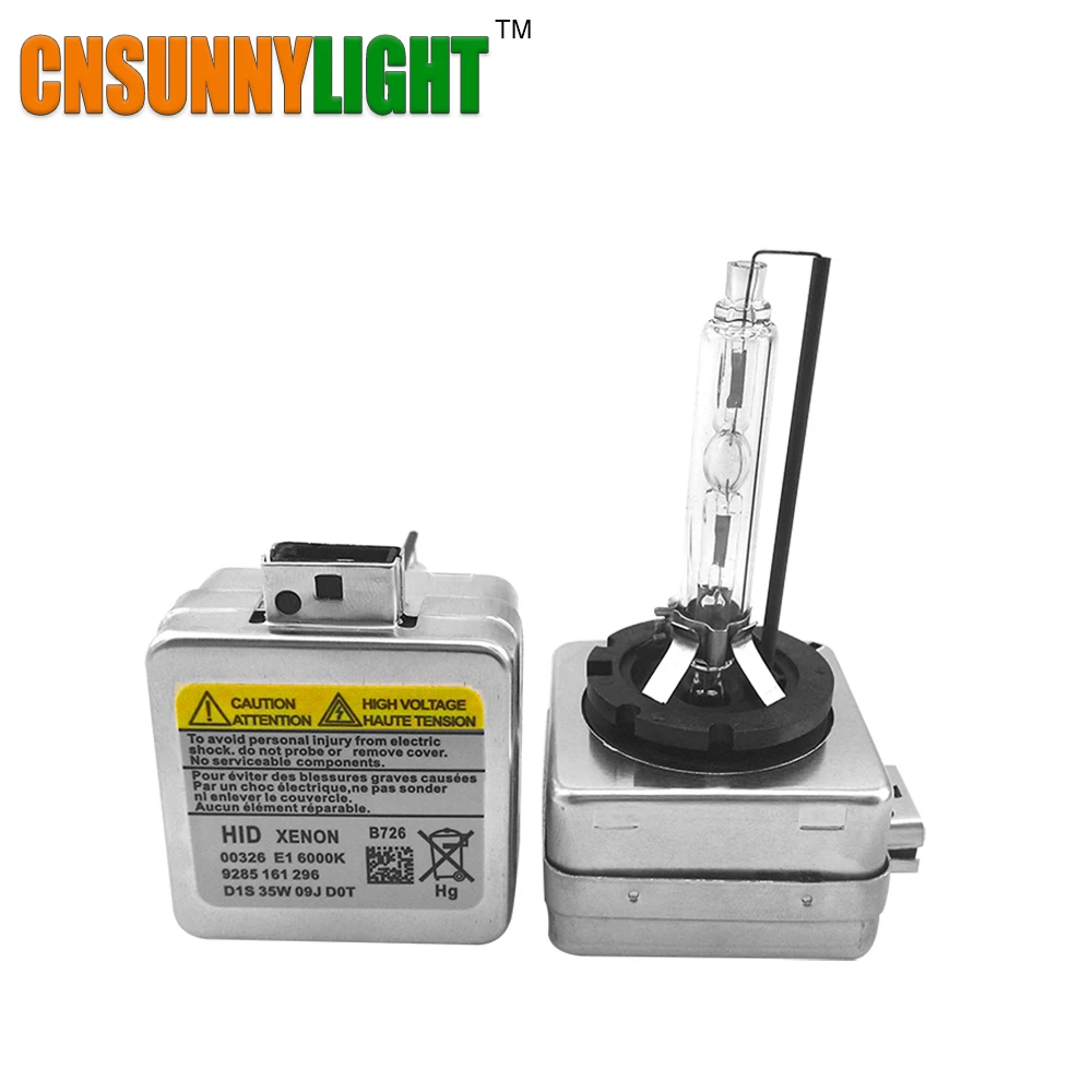 Ксеноновые лампы CNSUNNYLIGHT D1S D1C сменные для автомобиля 3000K 4300K 6000K|xenon bulb|xenon replacement