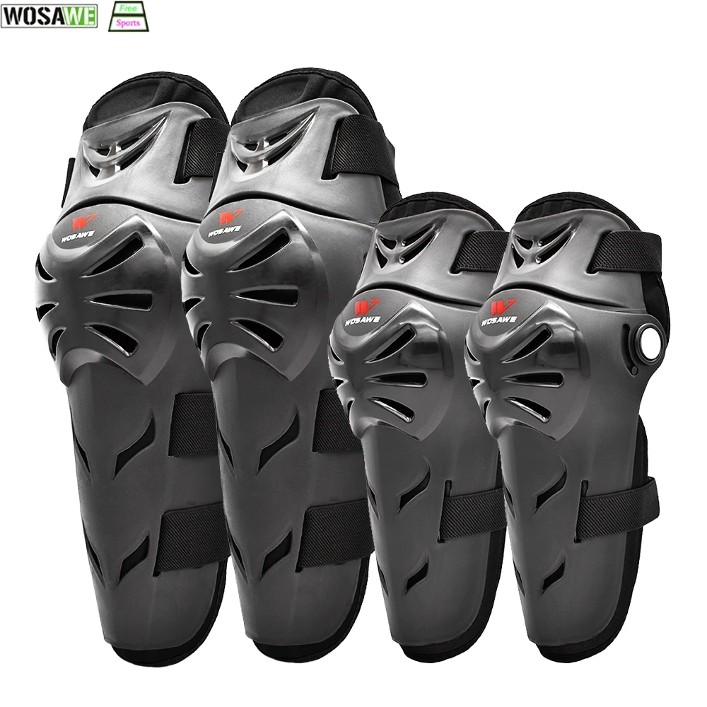 

WOSAWE Adult Motorcycle Knee Pads Elbow Pads Moto Racing Protection Equipment Riding Guard Motocross off-road Body Guard