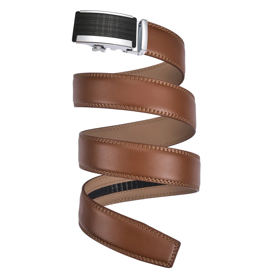 

Famous Brand Fashion Designer Belts for Men Automatic Buckle Cowskin Genuine Leather Belt Luxury Strap Male High Quality B218