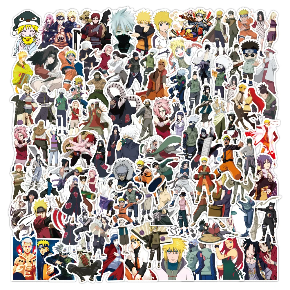 

10/50/100pcs Anime Ninja Graffiti Stickers Aesthetic Laptop Skateboard Luggage Motorcycle PVC Waterproof Decal Sticker Toy