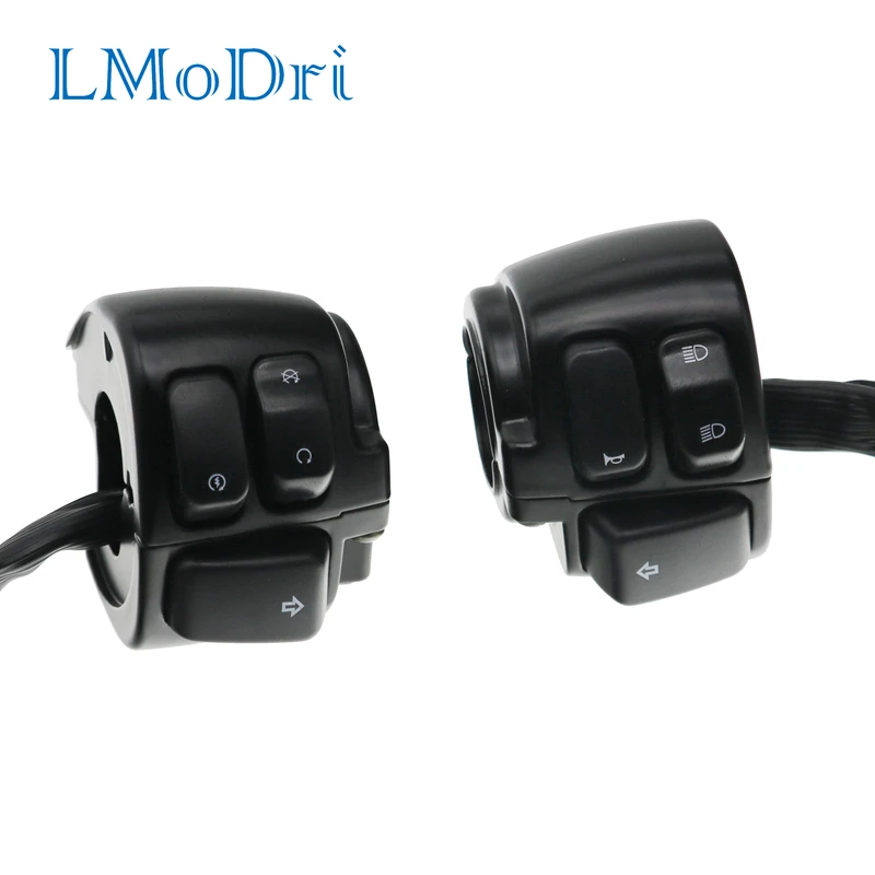 LMoDri 25 мм алюминиевые мотоциклетные органы управления рулем переключатели Kill Start