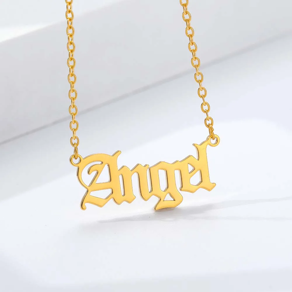 Женское колье с ангелом из нержавеющей стали | Украшения и аксессуары
