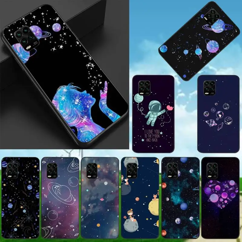 LJHYDFCNB Прозрачный чехол для телефона с милыми планетами и звездами Xiaomi 8 9 Se 10 10pro Note 2 3 MIX2 S MAX2 F1 5X|Бамперы| |