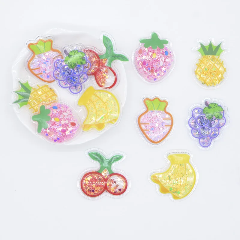 

Аппликация в виде моркови фрукты клубники, банана с пайетками, 24 шт., аксессуары для головных уборов «сделай сам», P27