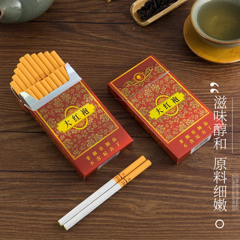 Китайский Большой красный халат без дыма и никотина травяной чай тонкий дым для