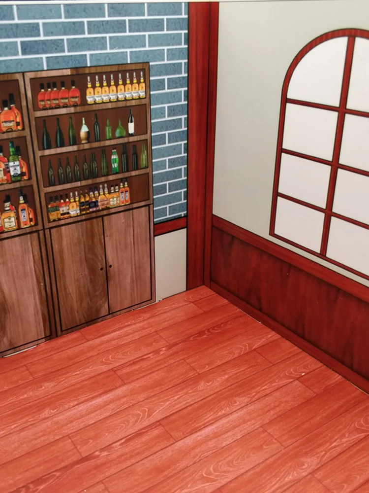 

In Stock 1/12 Subway Tram /Bar Restaurant Scene Accessories Model Fit 6" Sodier Action Figure Toys