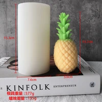 large pineapple silicone candle mold for diy handmade aromatherapy candle plaster ornaments soap mould handicrafts making tool