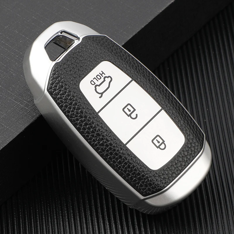 

TPU Car Key Case Cover Protector Shell For Hyundai i30 Ix35 Encino Azera Accent TM Palisade Santa Fe Auto Decoration Accessories