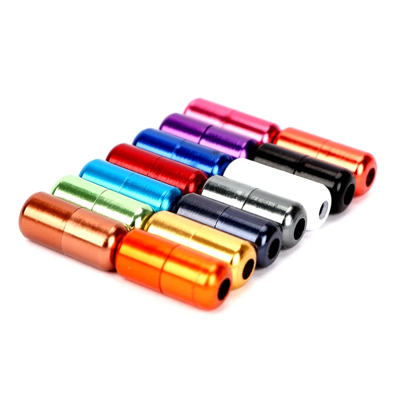 

15Color Aluminum capsules Lock Buckle For men and women kids Sneaker Lace Lock buckle Kits Shoelace Lock Accessories Buckle