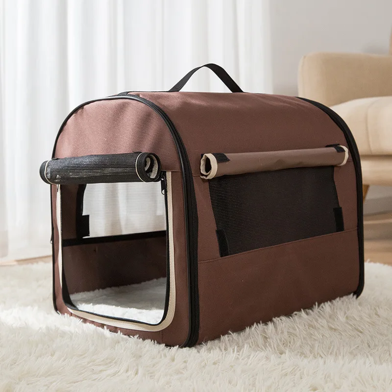 Автомобильный чемодан для домашних животных складная мягкая кровать переносная