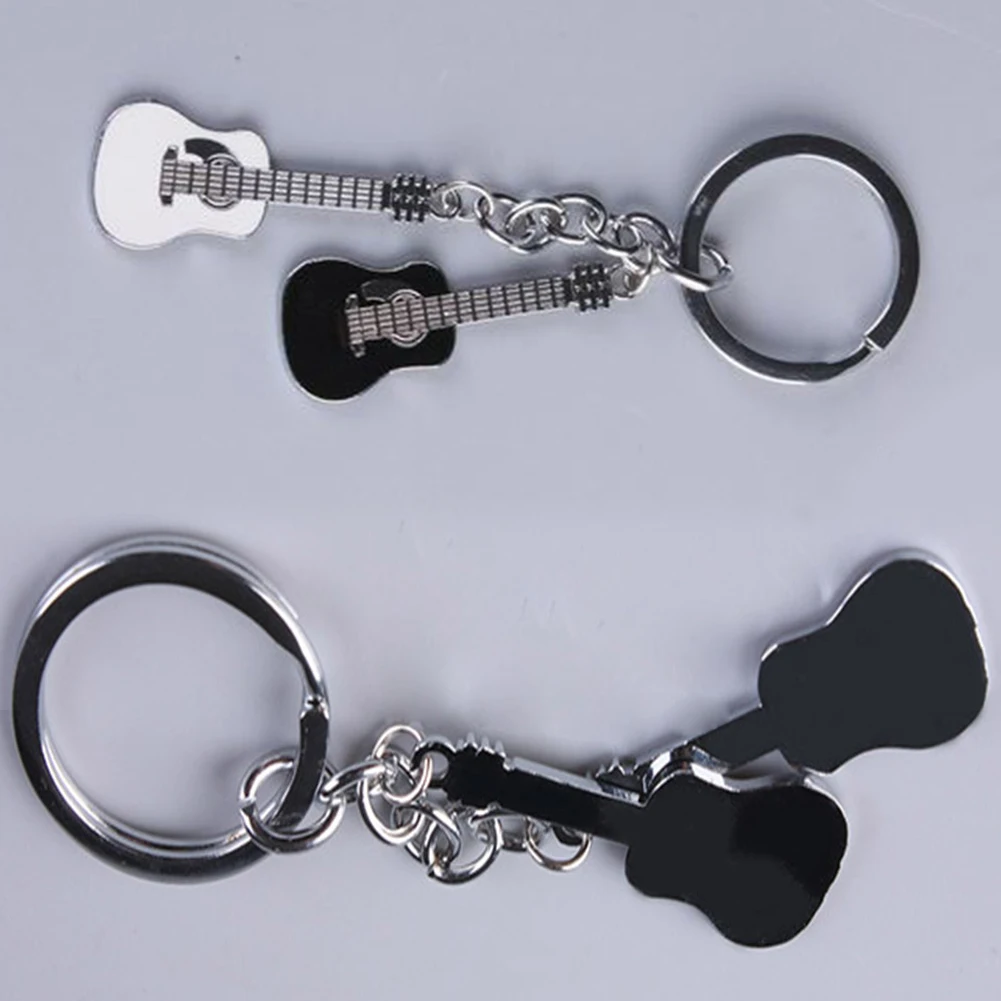 Classic Unisex Metal Guitar key Ring Key Chain Novelty Keyring Trinket Charm Buckle Jewelry | Украшения и аксессуары