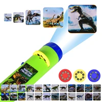 educational torch projector lamp flashlight projection play toys torch lamp solar projector dinosaur kids torch and projector