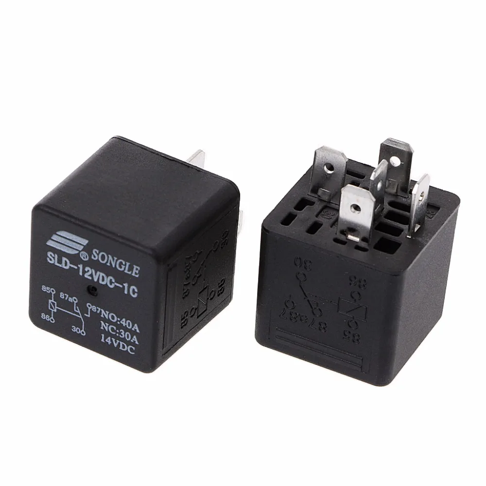 2 шт./компл. SLDH-12VDC-1C 1 6 Вт высокой мощности Мощность реле не 80A NC 60A 5pin