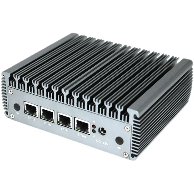 Celeron J4125 Fanless Mini PC 4 Intel 2.5G i225 LAN Switch Quad Core Router Server ESXI HD-MI VGA pfSense Firewall Appliance | Компьютеры