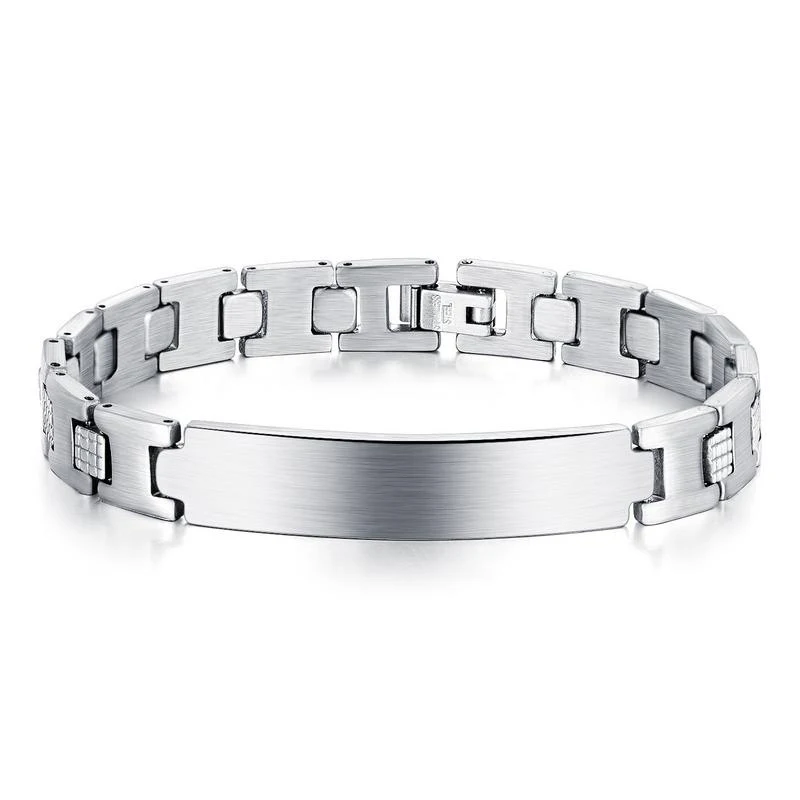 

Cross Border Hot Sale Bracelet, European And American Domineering Personality Men's Leather Stainless Steel Jewelry Br