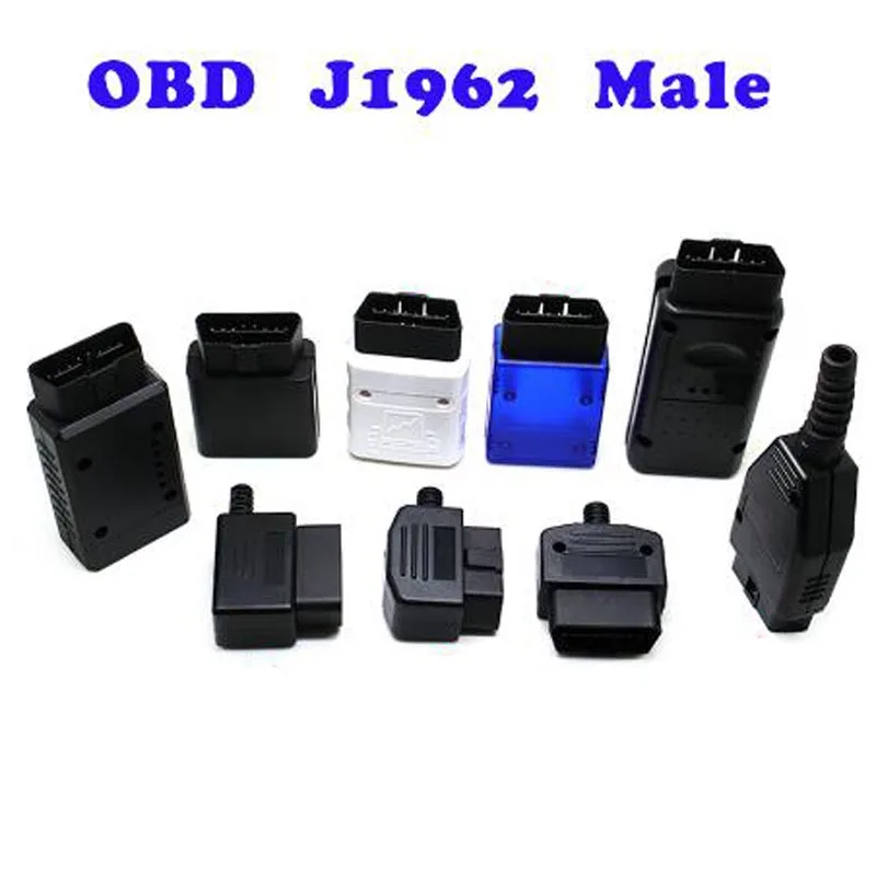 OBD2 16Pin Мужской разъем адаптера OBD OBDII EOBD (система бортовой диагностики J1962 адаптер