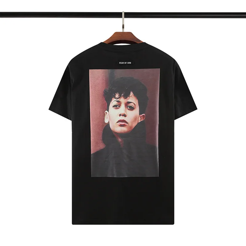 

Famous Brand Portrait Printed 260 Grams Of Heavy Fabrics Harajuku T-shirt Camiseta Masculina Roupas Streetwear