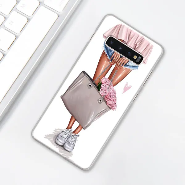 H15 Черный чехол для телефона с изображением мамы и королевы для samsung Galaxy S10e S10 Plus S7 S8 S9 Plus Note 8 9 10 Plus S10 5G жесткий чехол - Цвет: H15