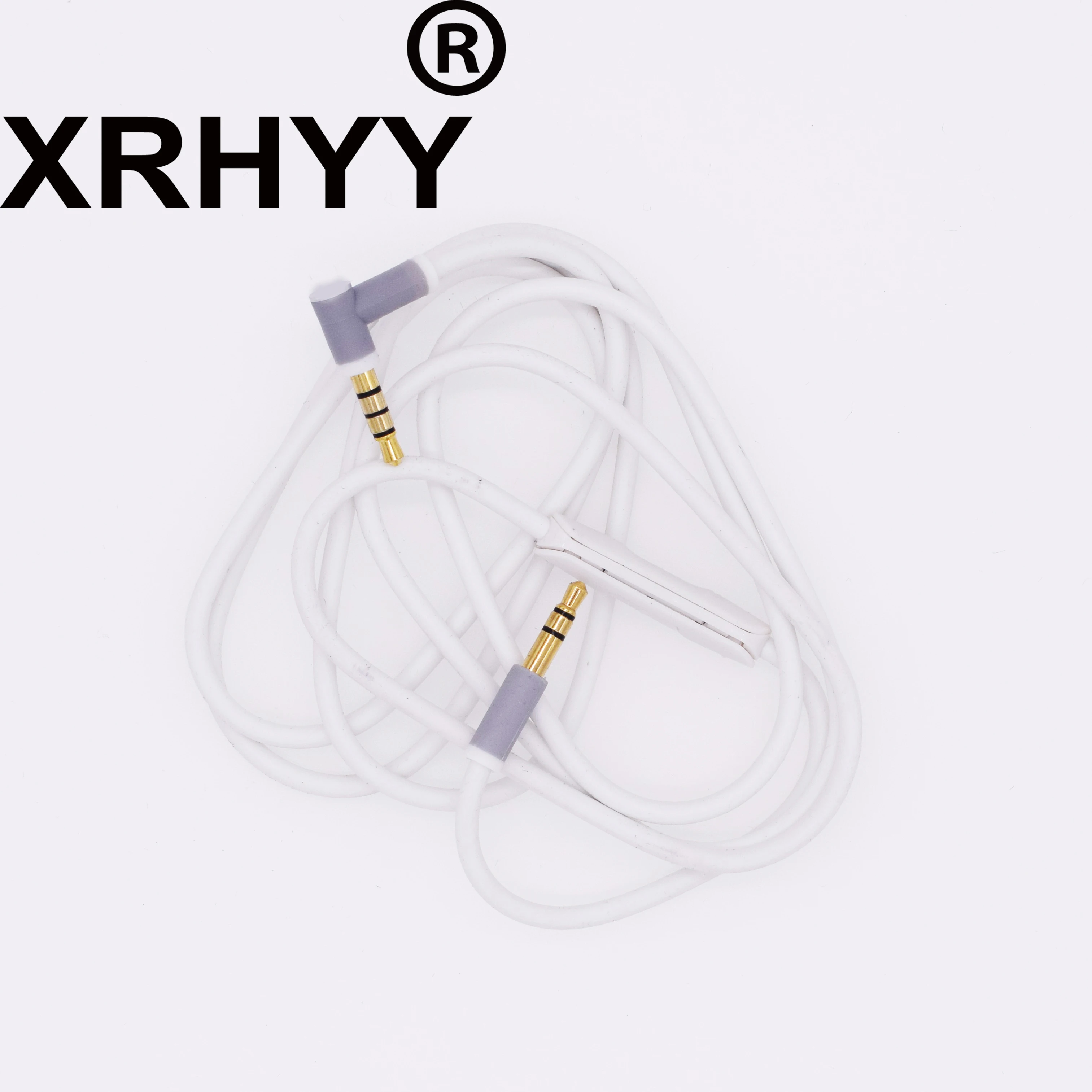 Белые Сменные накладки на наушники XRHYY чехол + аудиокабель Aux с микрофоном для