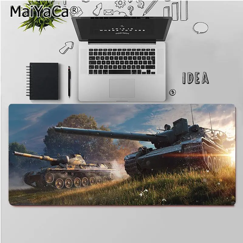 

Maiya World of Tank Customized MousePads Computer Laptop Anime Mouse Mat Free Shipping Large Mouse Pad Keyboards Mat