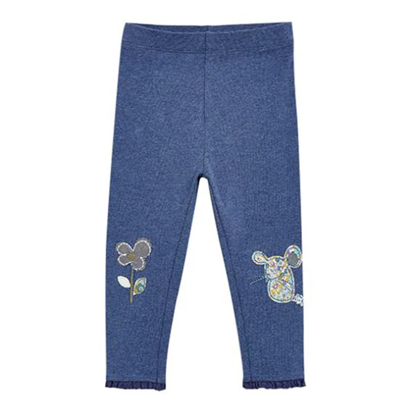 

Брендовые качественные Стрейчевые хлопковые детские брюки для девочек, леггинсы, эластичные облегающие брюки-карандаш, одежда для маленьк...