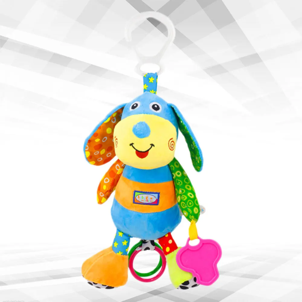 

Creative Wind Bell Delicate Hanging Funny Cart Animal Pendant Educational Plush Toys for Stroller Newborn Baby Infant