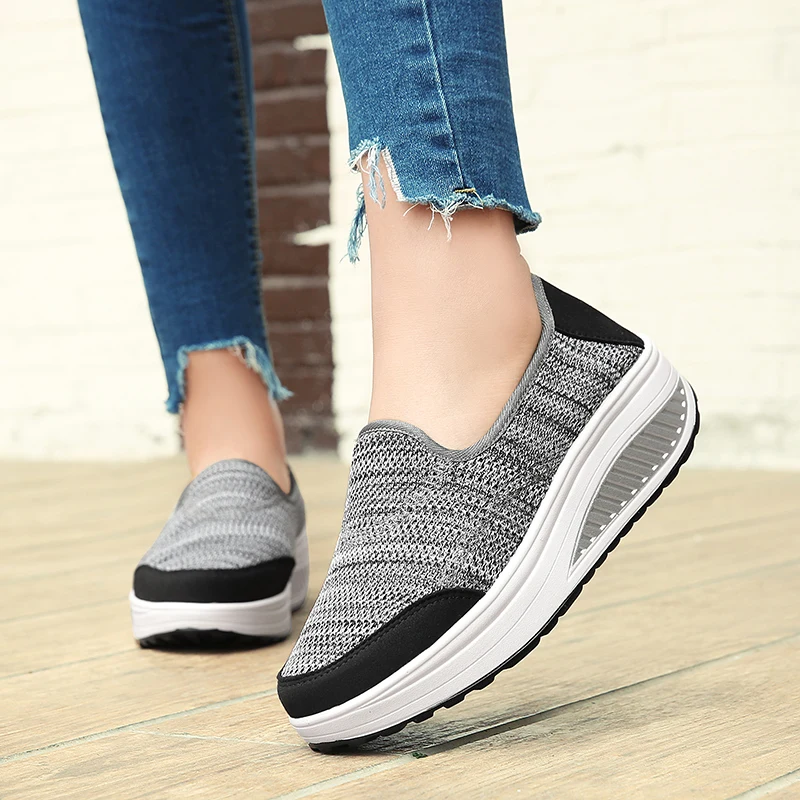 

women shoes casual 2020 Platform Wedges sneakers fashion ladies shoes Vulcanized shoes slip on shoes woman plus size 35-41