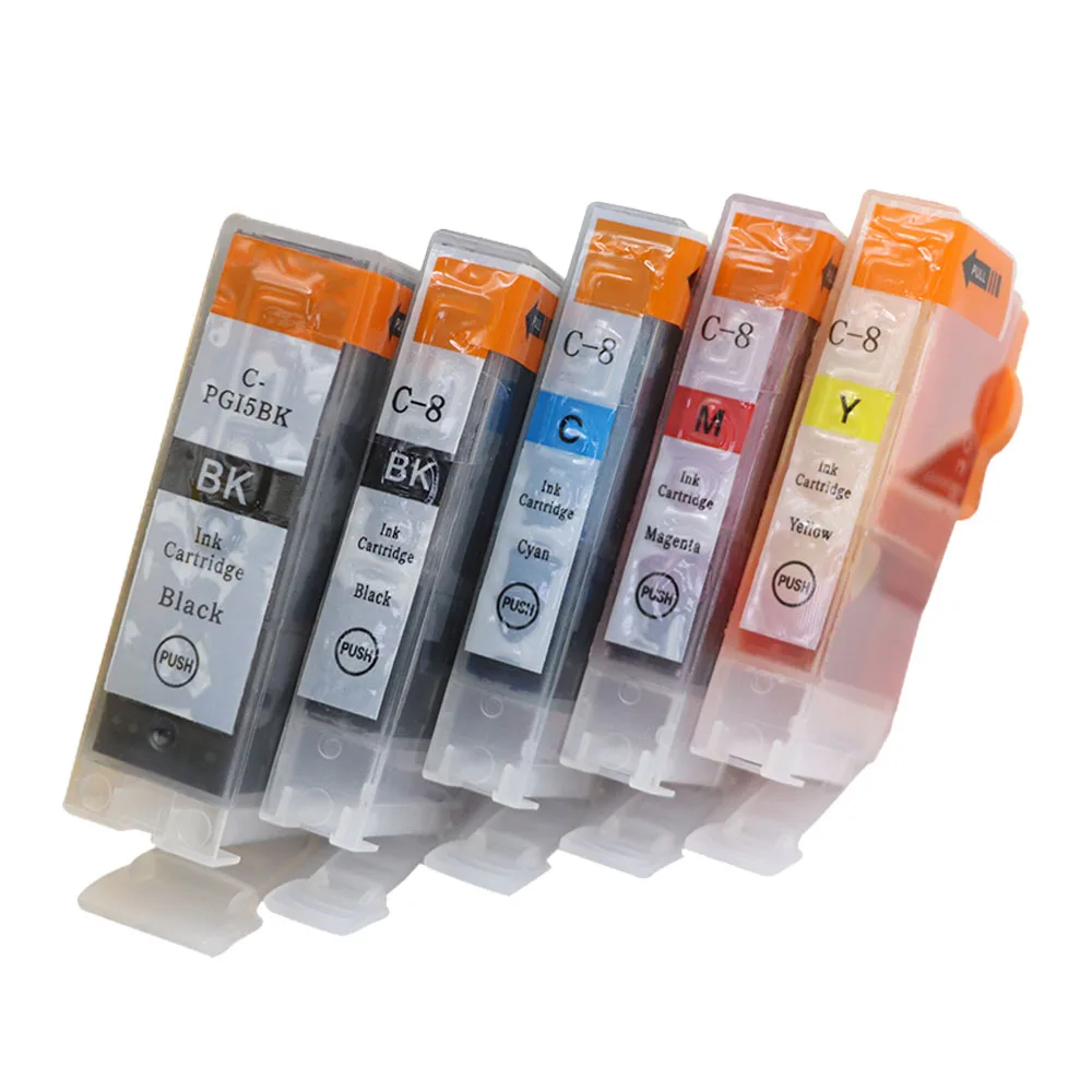 

PGI5 CLI8 XL Ink Cartridge for Canon PIXMA MP500 MP530 MP600 MP600R MP610 MP800 MP800R MP810 MP830 MP950 MP960 MP970 Printer