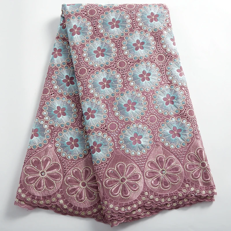 

Royal Blue African Dry Lace Fabric Embroidery Nigerian Swiss Voile Lace In Switzerland Dubai Cotton For Church Dress Sew 1468A