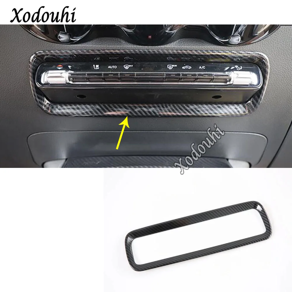 

Для Mercedes Benz GLA 2020 2021 консоль для стайлинга кузова автомобиля температурный кондиционер переключатель громкости отделка рамка лампа наклейк...