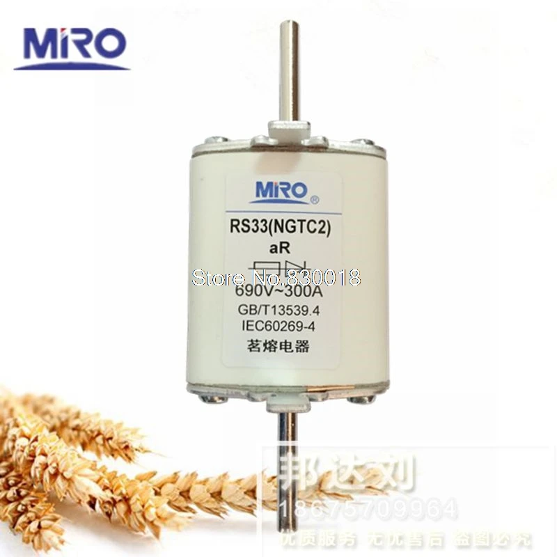 

Mingrong Fuse RS33 NGTC2 690V 250A 300A 315A 350A 355A 400A RS33-5PCS/LOT