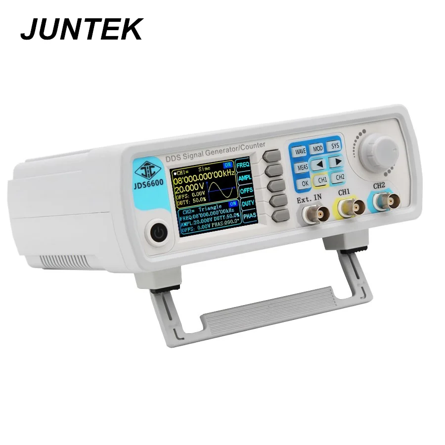 JDS6600 15 ~ 60 МГц генератор сигналов Настольный цифровой контроль двухканальный DDS
