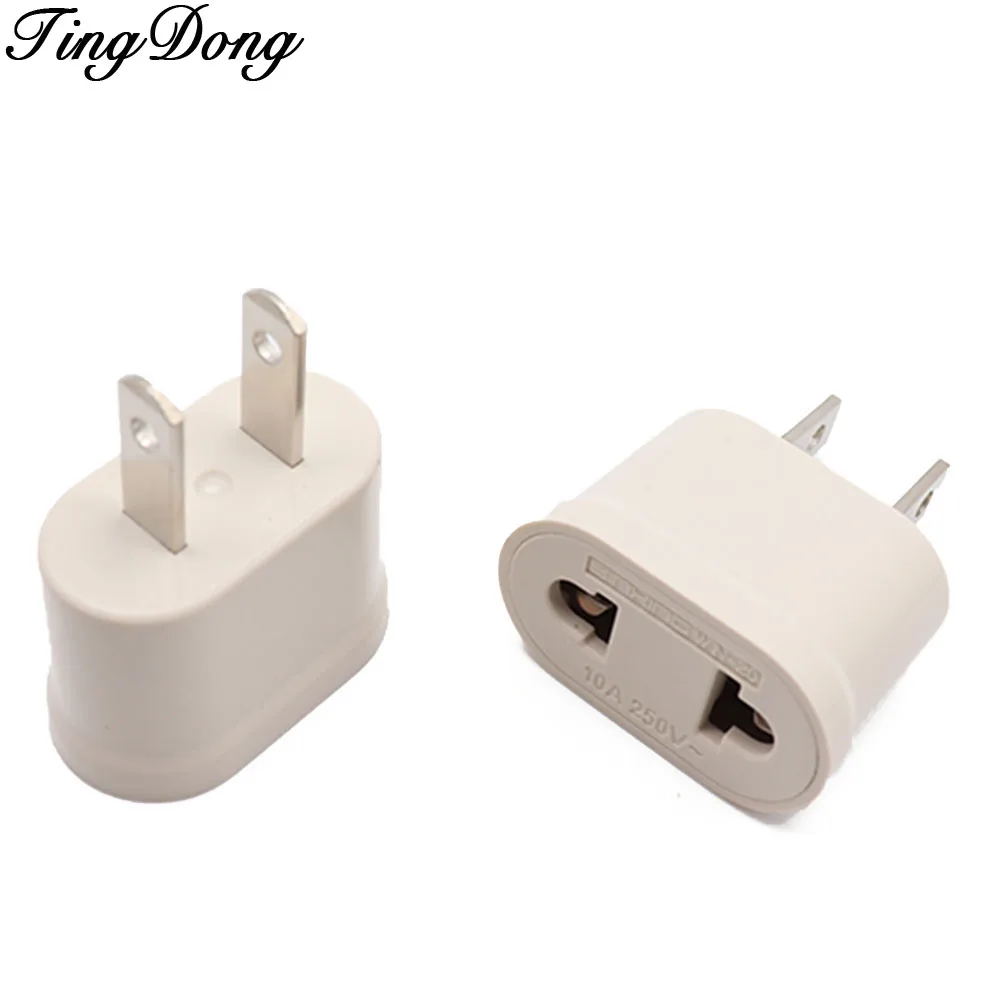 Свяжитесь с нами Американский штекер Адаптер 2 контактный ЕС Европейский Европа