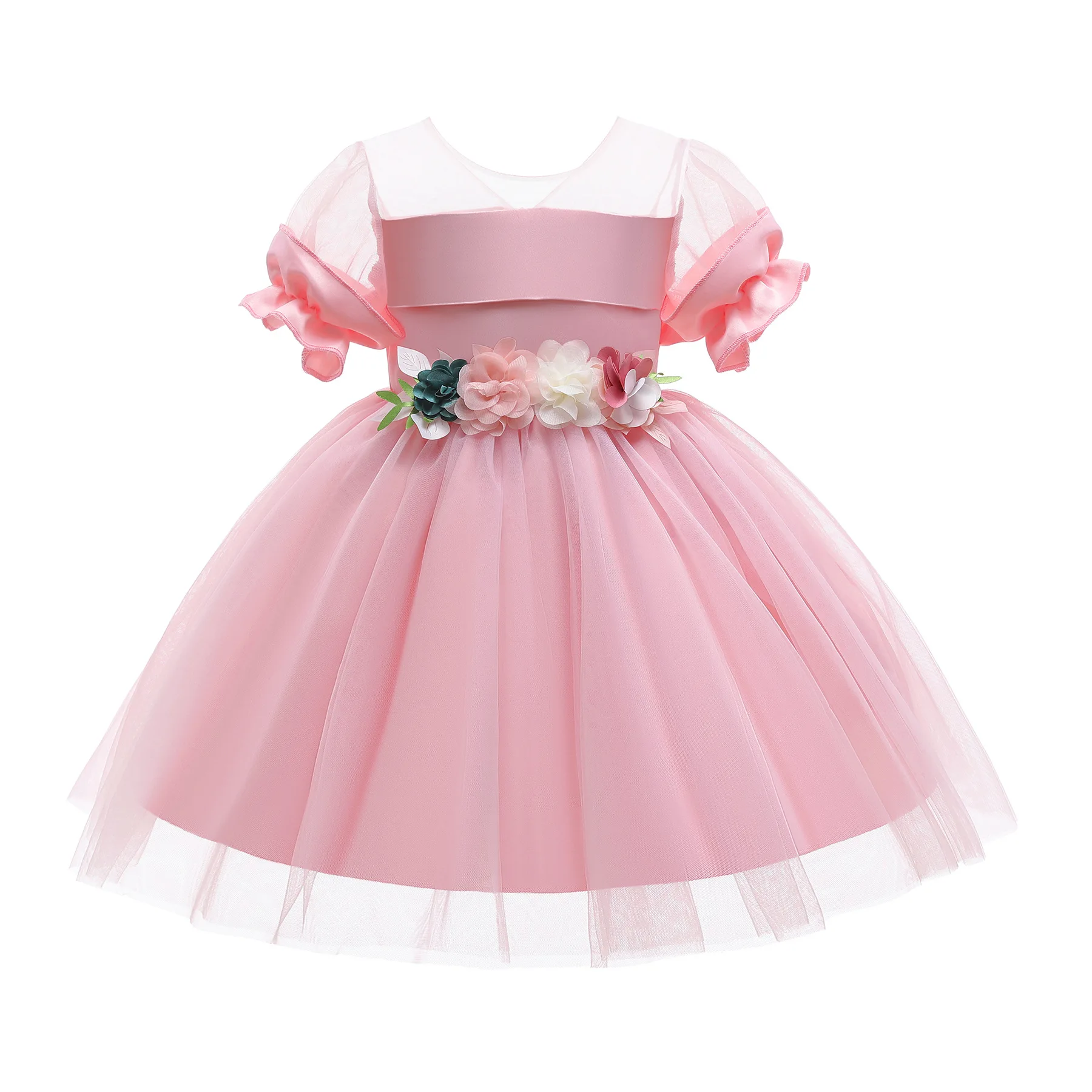 

Girls Dress 2021 Summer New European and American Children's Clothing Elsa Princess Skirt Pengpeng Children's Skirt