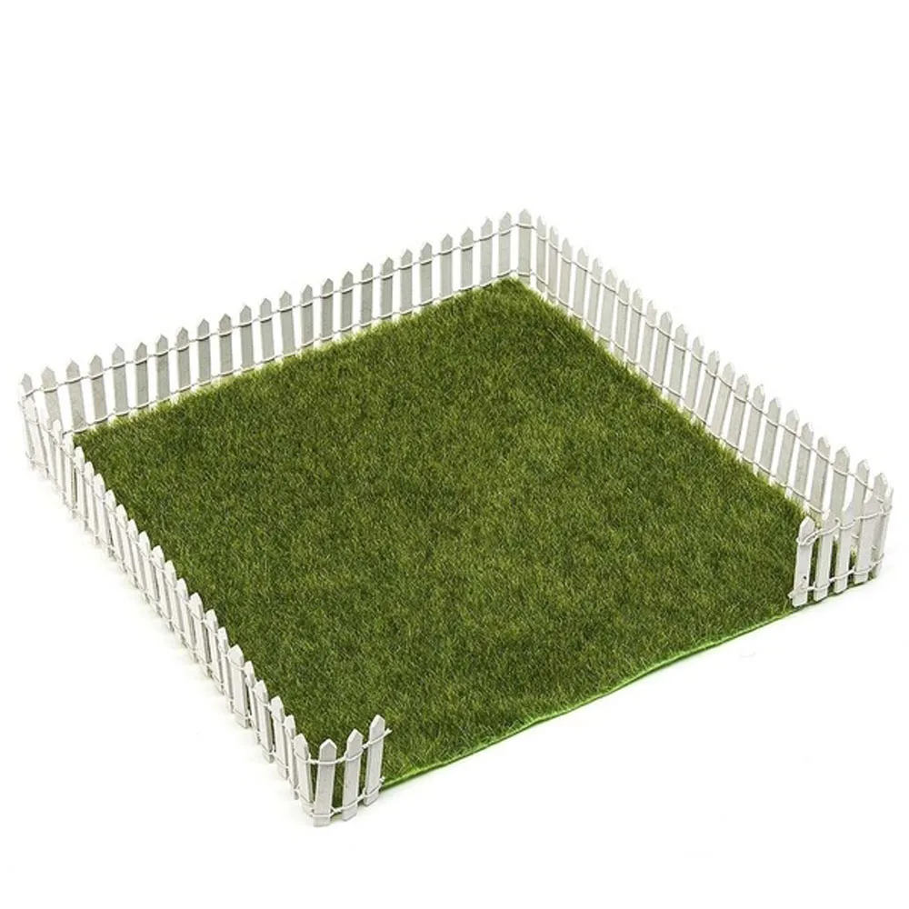 

100*5cm/3cm DIY Miniature Mini Fence Fairy Garden Barrier Wooden Craft Room Decor Maison Figurine Home Decoration Accessories