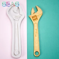 3d wrench silicone molds diy biscuits molds cake decorating tools party decoration baking tray molds resin molds