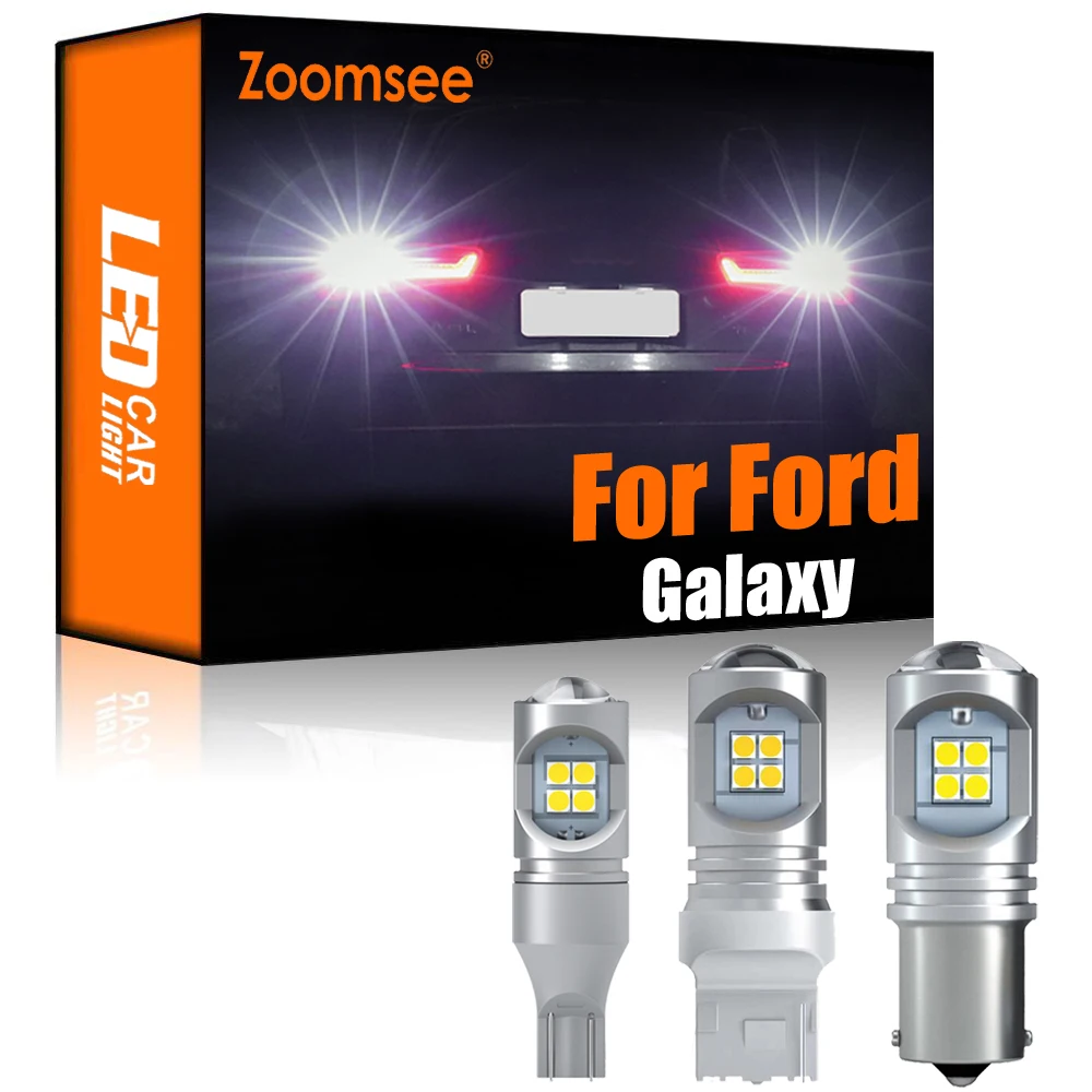 Zoomsee 2 шт. белый светодиод заднего хода для Ford Galaxy WGR WM 1994 2015 Canbus внешний резервный