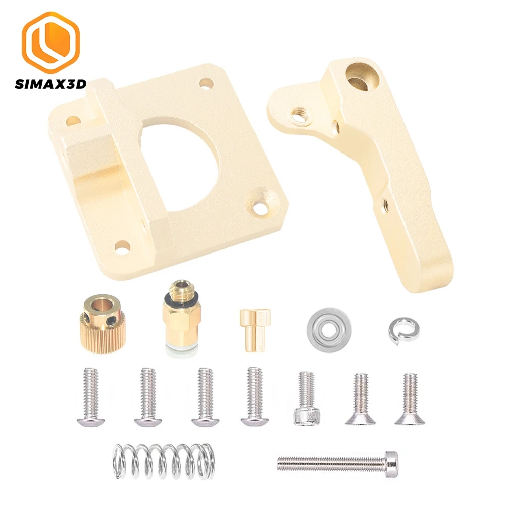 SIMAX3D MK8 CR-10 Extreuder 3D printer part kit Aluminum for ender3 Pro CR-7 CR-8 Block bowden 1.75mm Filament Reprap Extrusion |